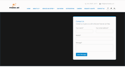 Desktop Screenshot of phoenixweb.co.in