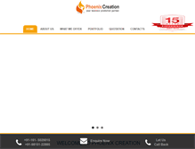 Tablet Screenshot of phoenixweb.in